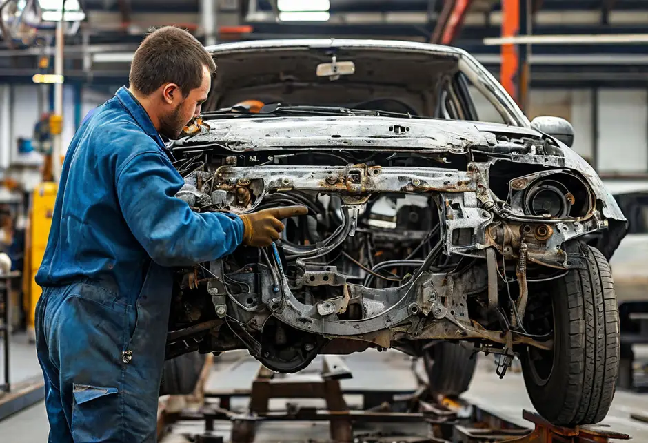 Разборка и сборка передней части автомобиля ГАЗ Газель