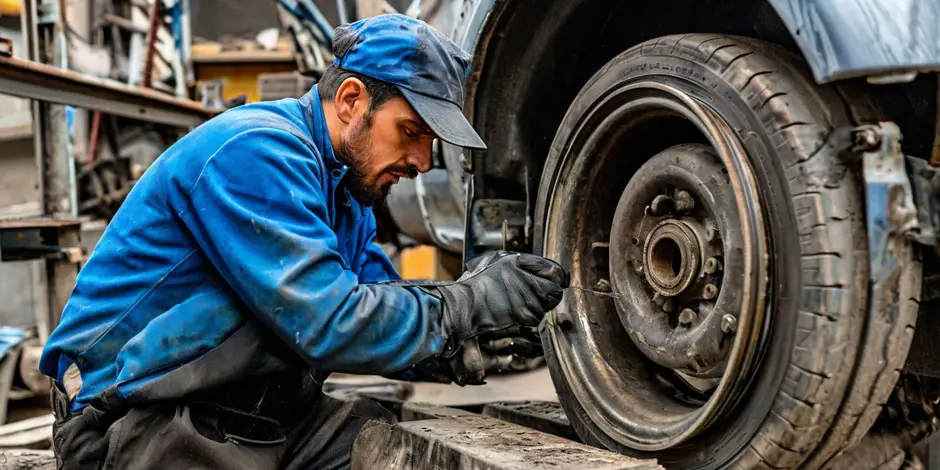 Замена комплекта задних барабанных тормозных колодок ГАЗ Газель