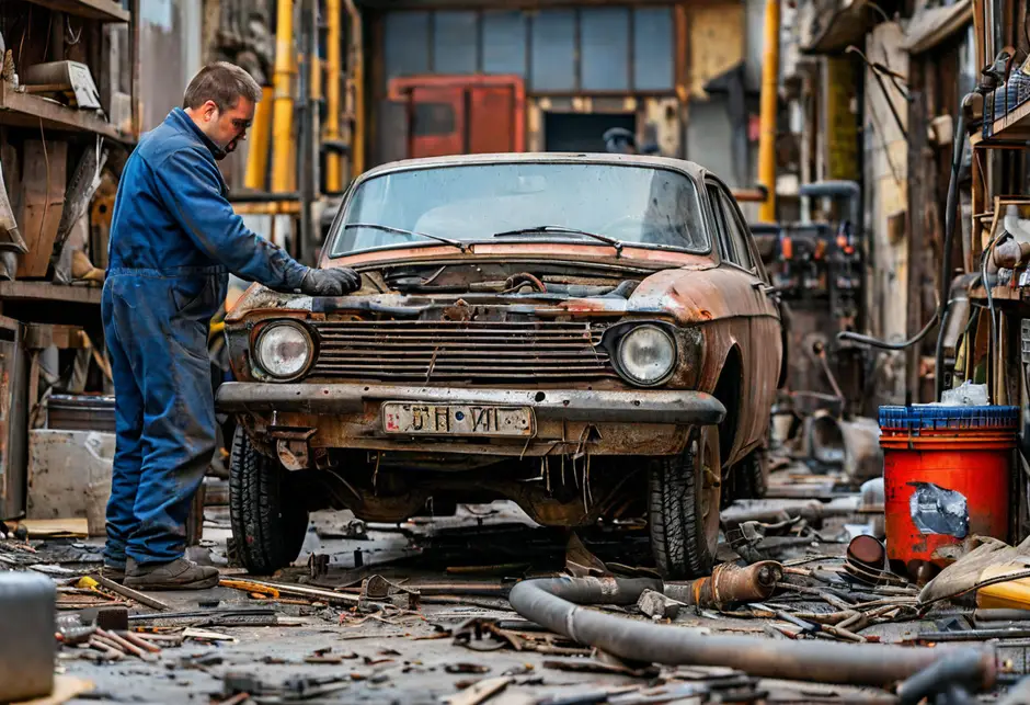 Замена стартера GAZ Gazel