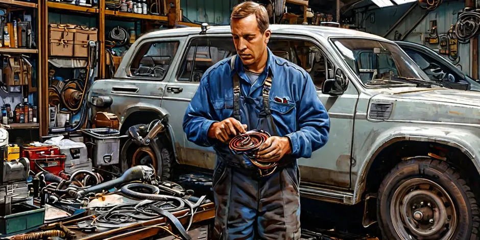 Замена клинового ремня GAZ Gazel