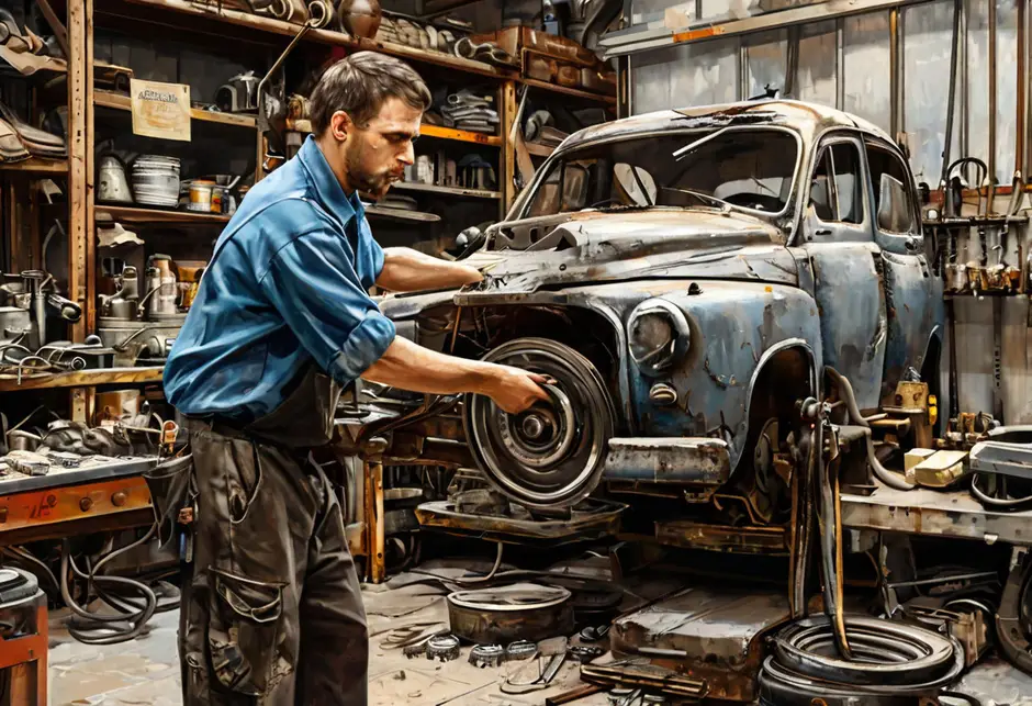 Замена переднего тормозного диска ГАЗ Газель