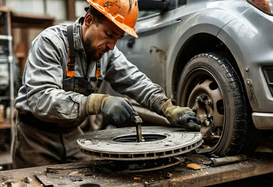 Замена переднего вентиляционного тормозного диска (1 шт) GAZ Gazel